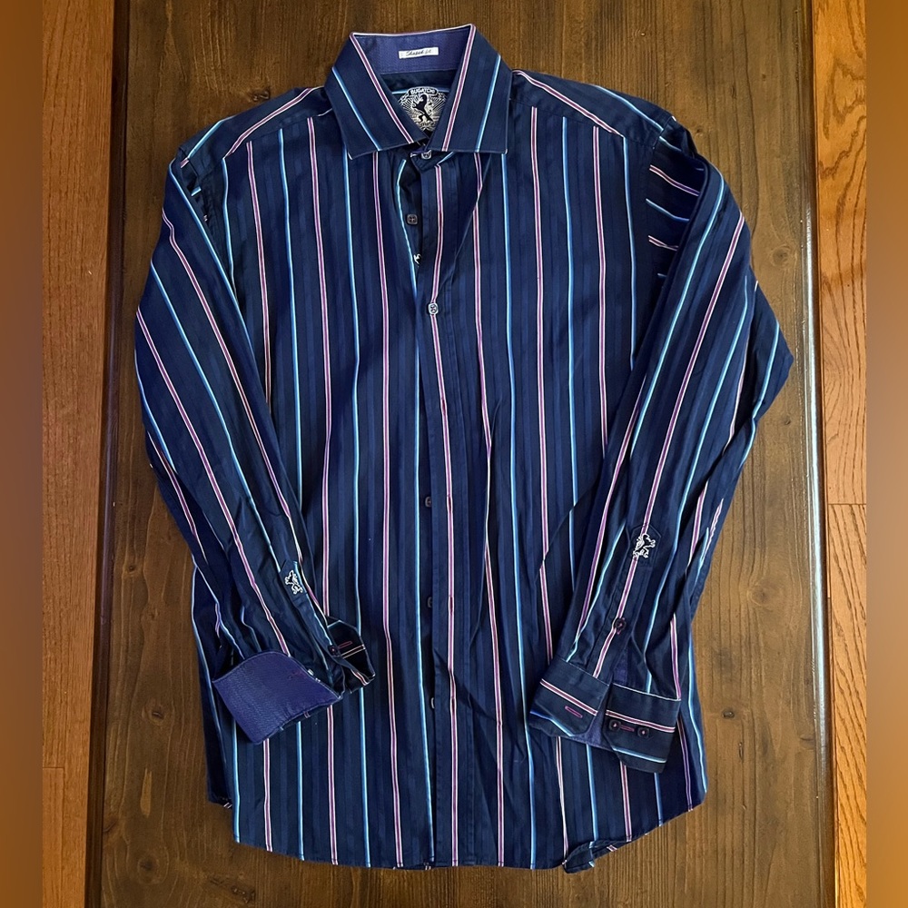 Men’s Bugatchi Button Up. Size M